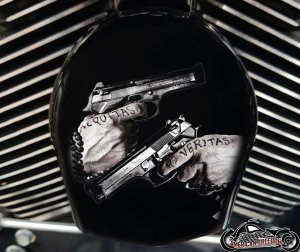 Custom Horn Cover - Veritas Aequitas