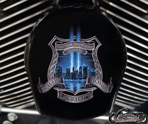 Custom Horn Cover - Bravery Honor Sacrifice