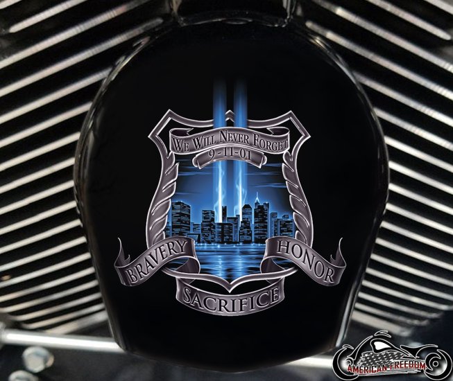 Custom Horn Cover - Bravery Honor Sacrifice