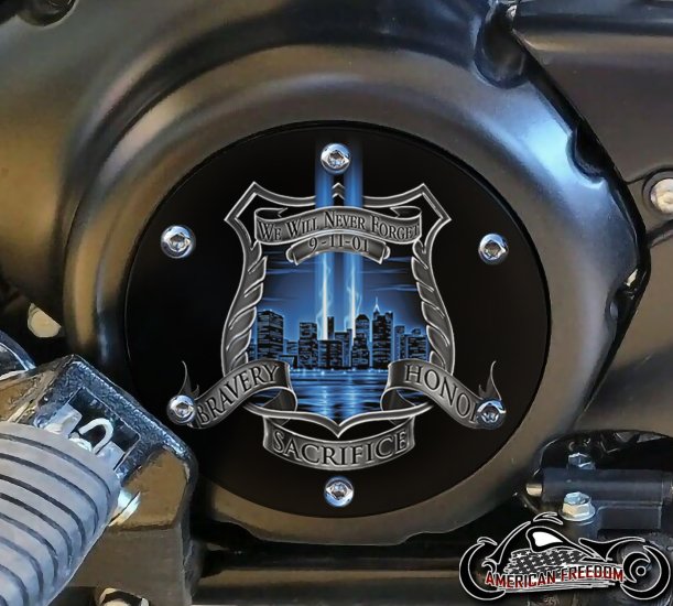 SUZUKI M109R Derby/Engine Cover - Bravery Sacrifice Honor Badge