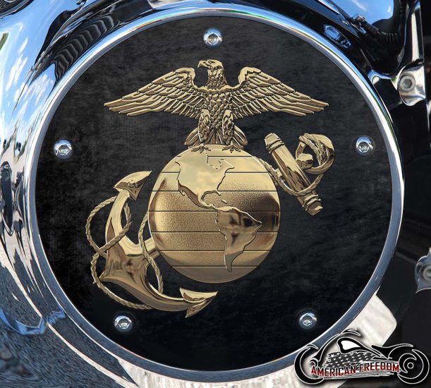 Custom Derby Cover - USMC 3