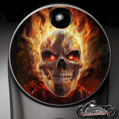 Custom Fuel Door - Fireball Reaper
