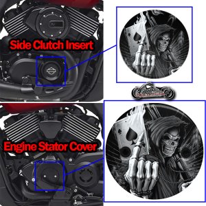 Harley Davidson XG500/XG750 2 Piece Set Shotgun Reaper Ace