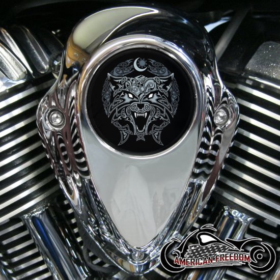 Indian Thunder Stroke Horn Insert - Celtic Wolf