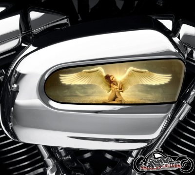 Harley Davidson Wedge Air Cleaner Insert - Champagne Angel