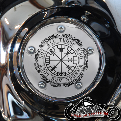 Chrome Harley Davidson Timing Cover - All Who Wander