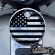 Chrome Harley Davidson Fuel Door - US Flag