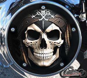 Custom Derby Cover - Undead Pirate Custom Derby Cover - Undead Pirate