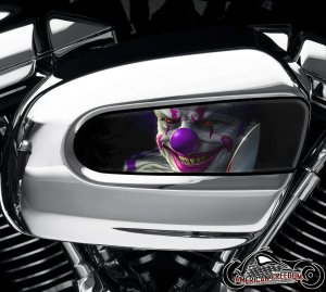 Harley Davidson Wedge Air Cleaner Insert - Clown With Knife