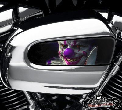 Harley Davidson Wedge Air Cleaner Insert - Clown With Knife