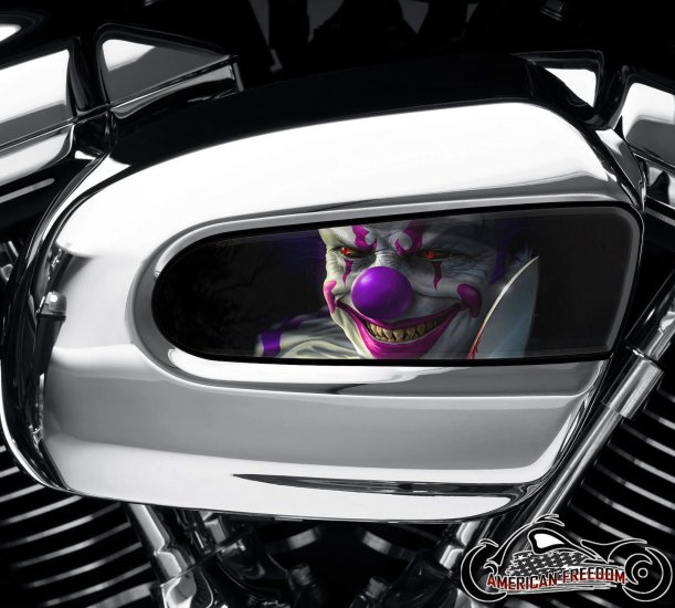 Harley Davidson Wedge Air Cleaner Insert - Clown With Knife