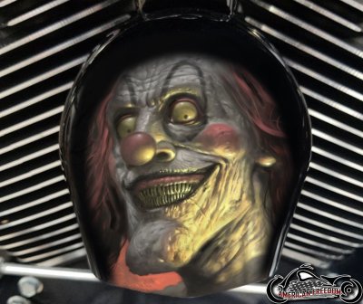 Custom Horn Cover - Clown 1