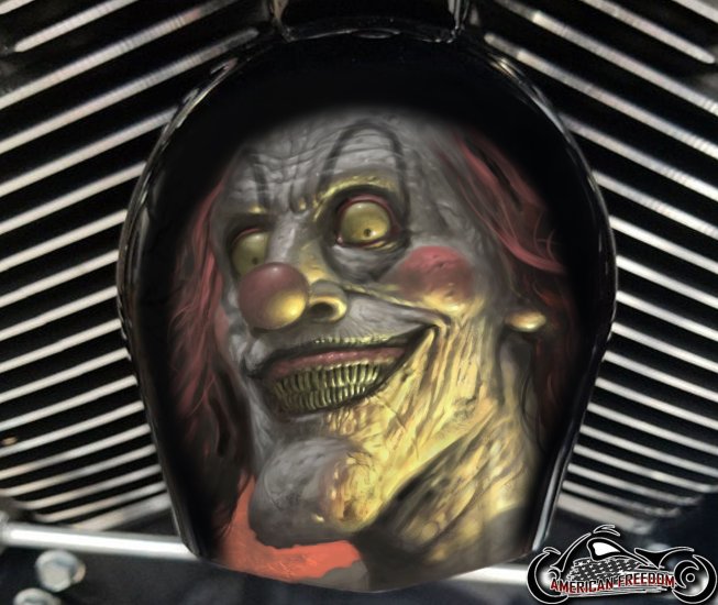 Custom Horn Cover - Clown 1