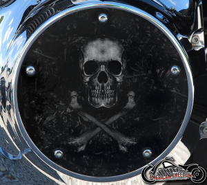 Custom Derby Cover - Skull & Crossbones Custom Derby Cover - Skull & Crossbones