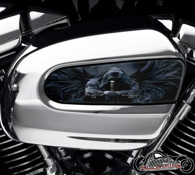 Harley Davidson Wedge Air Cleaner Insert - Dark Angel Reaper