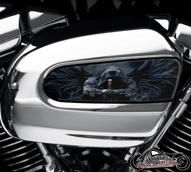 Harley Davidson Wedge Air Cleaner Insert - Dark Angel Reaper