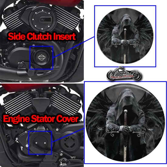 Harley Davidson XG500/XG750 2 Piece Set Dark Angel reaper