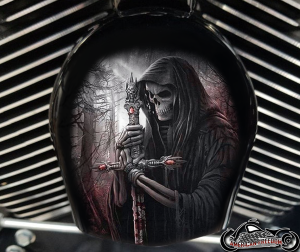 Custom Horn Cover - Reaper & Blade