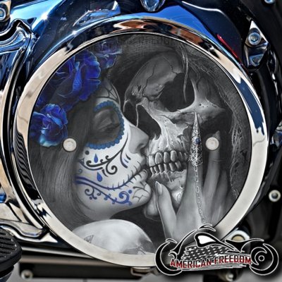 Indian 2021+ Thunderstroke Challenger Derby - Death Kiss Blue