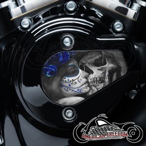 Harley Davidson VVT Timing Medallion - Death Kiss Blue