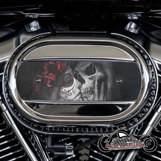 Harley Davidson M8 Ventilator Insert - Death Kiss (Red)
