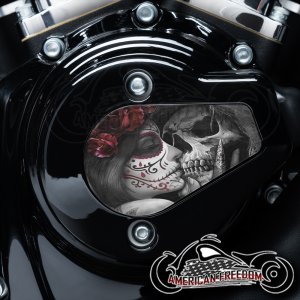 Harley Davidson VVT Timing Medallion - Death Kiss Red