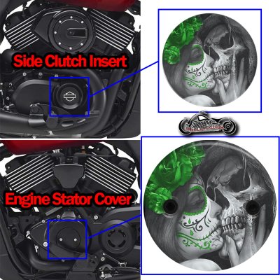 Harley Davidson XG500/XG750 2 Piece Set Death Kiss Green