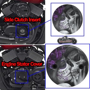 Harley Davidson XG500/XG750 2 Piece Set Death Kiss Purple