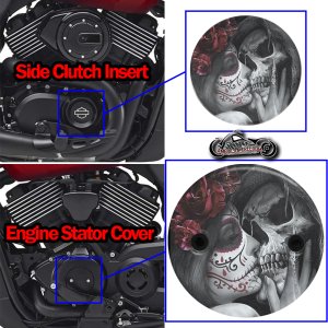 Harley Davidson XG500/XG750 2 Piece Set Death Kiss Red