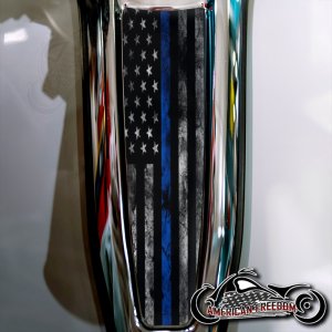 Harley 2024+ Street Glide & Road Glide Dash Insert - TBL Flag