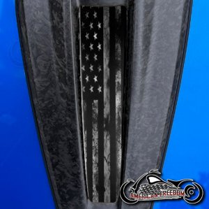 2023+ Harley CVO Dash Insert distressed American Flag B/W 2023+ Harley CVO Dash Insert distressed American Flag B/W