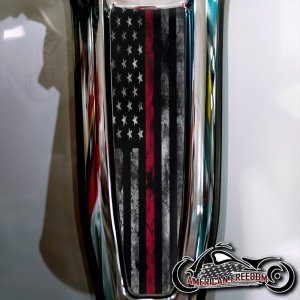 Harley 2024+ Street Glide & Road Glide Dash Insert- TRL Flag