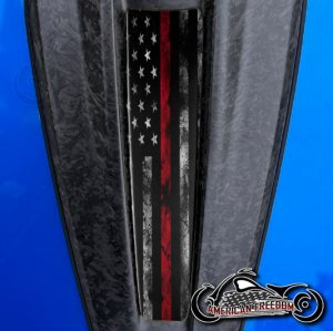 2023+ Harley CVO Dash Insert Thin red Line Flag