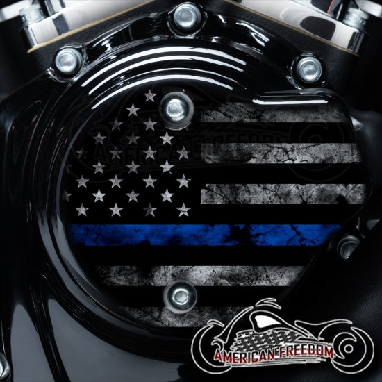 Harley Davidson VVT Cam Housing Unit - Distressed Flag TBL