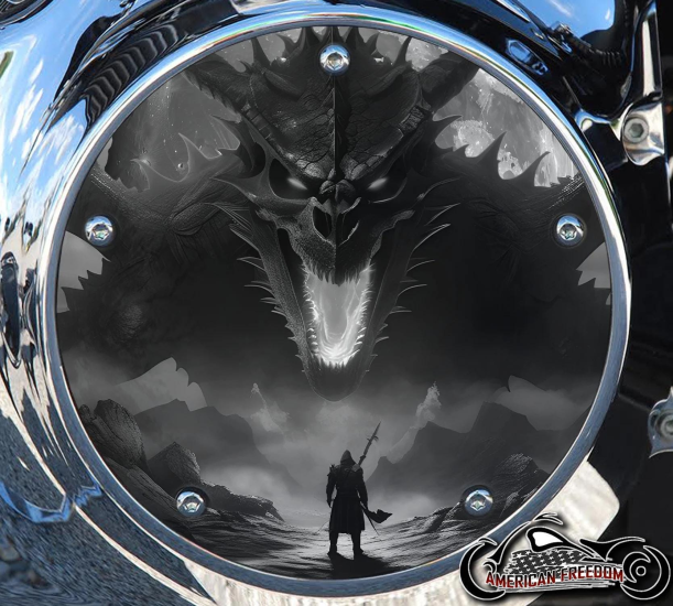 Custom Derby Cover - Dragon slayer