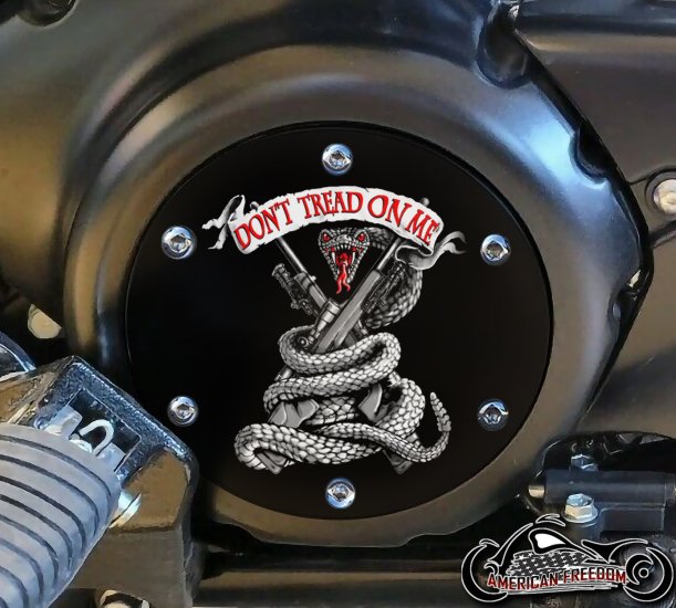 SUZUKI M109R Derby/Engine Cover - Don't Tread On Me Rifles