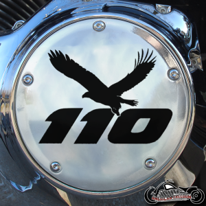 Chrome Harley Davidson Derby Cover - 110 Eagle