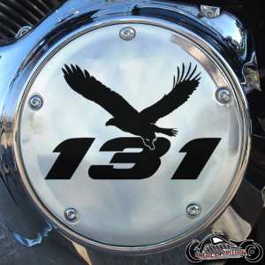 Chrome Harley Davidson Derby Cover - 131 Eagle