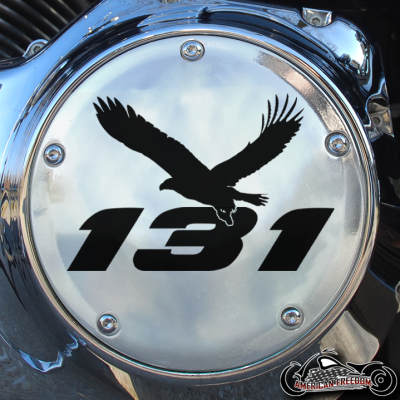 Chrome Harley Davidson Derby Cover - 131 Eagle