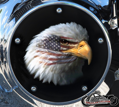 Custom Derby Cover - Eagle Flag Impression