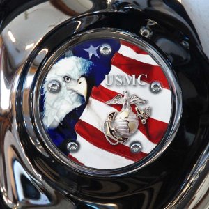 Custom Timing Cover - USMC