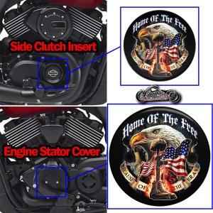 Harley Davidson XG500/XG750 2 Piece Set Home of the free