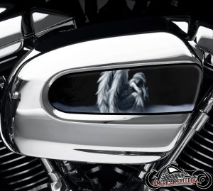 Harley Davidson Wedge Air Cleaner Insert - Faded Angel