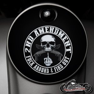 Custom Fuel Door - 2nd Amendment