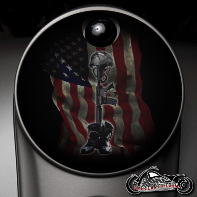 Custom Fuel Door - Fallen soldier