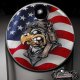 Custom Fuel Door - Cigar Eagle American Flag