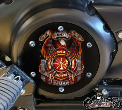 SUZUKI M109R Derby/Engine Cover - Fire Fighter Eagle