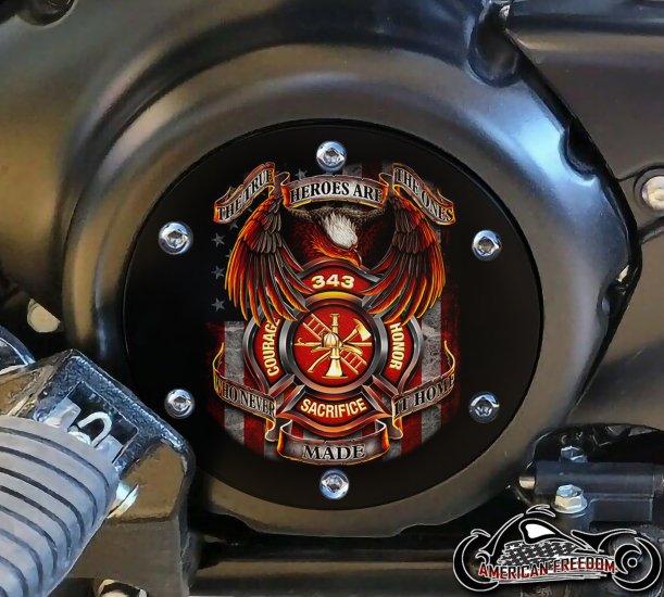 SUZUKI M109R Derby/Engine Cover - Fire Fighter Eagle