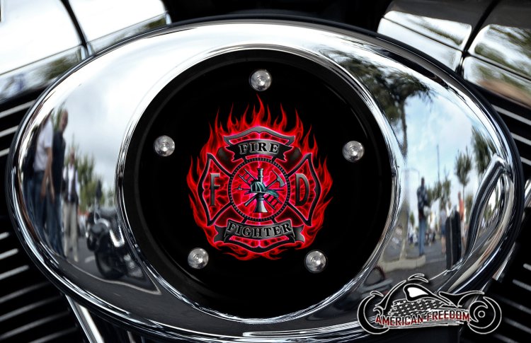 Custom Air Cleaner Cover - Firefighter