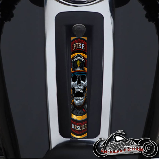 Harley Ultra Limited Dash Insert - Firefighter Tradition